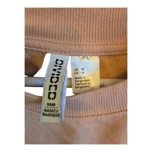 H&M DIVIDED Pink Cropped Sweatshirt - Picture 5 of 5